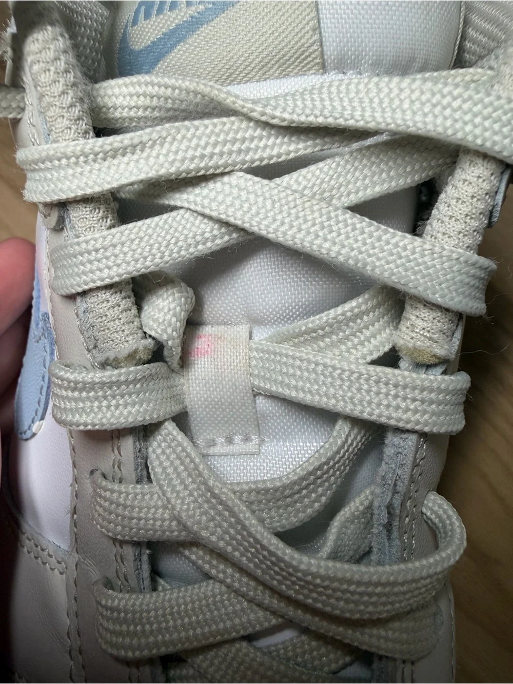 Nike Dunk Low Light Bone Armory Blue Women’s Size 8.5